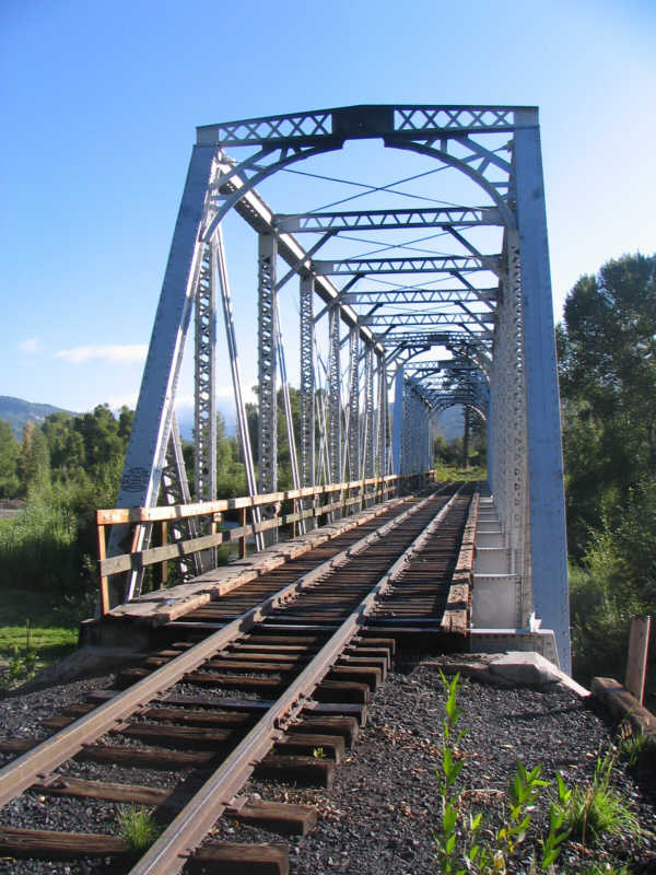 railroad bridge north of Chama
