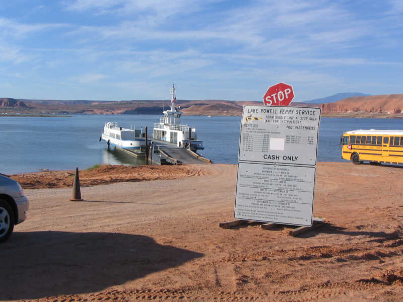 the facilities are limited at the ferry landing.