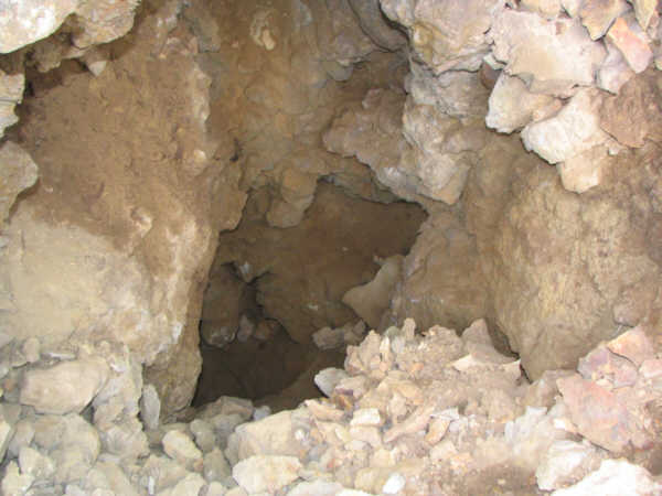 a big hole.