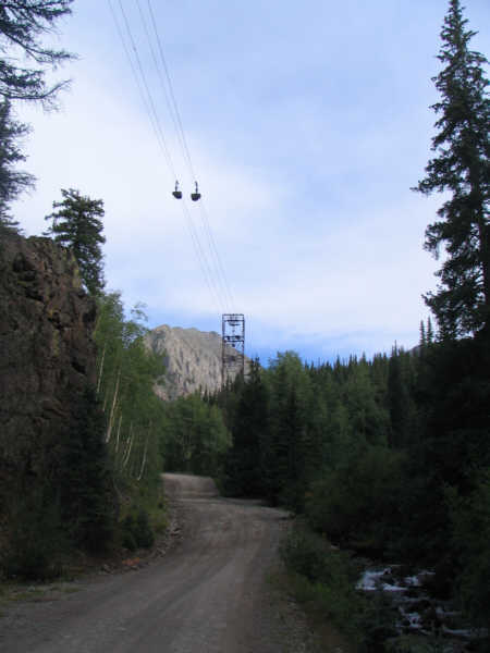 mining in Arrastra canyon