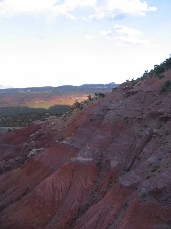 landscape near the top of the Burr Trail.