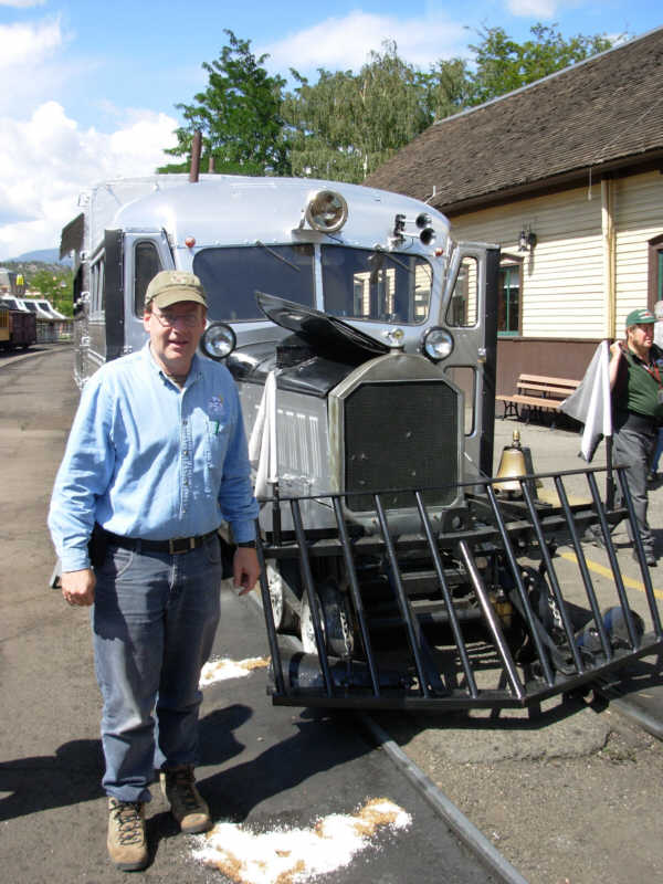 Glenn by the Galloping Goose.