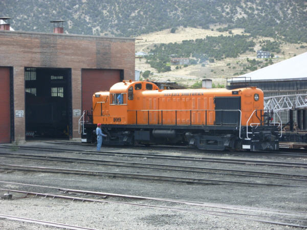 Northern Nevada RR, No 109 prepares to take the afternoon train out.