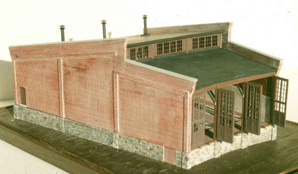The Northern Pacific 90 ft. Brick Round House. The ultimate railroad structure kit.