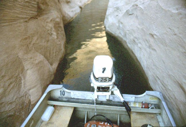 a side finger of the Escalante River.