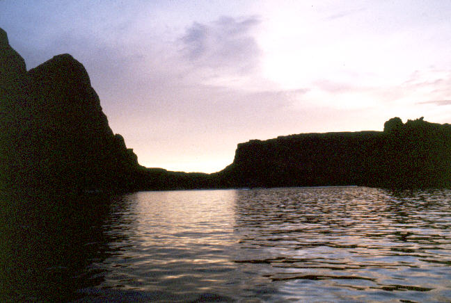 Sunset on Lake Powell.