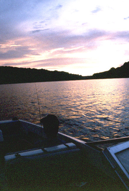 Sunset on Lake Powell.