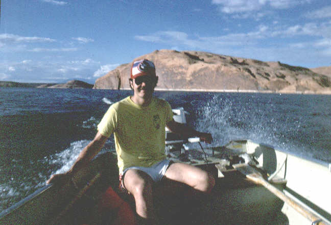 me at the wheel.