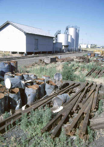 A fuel oil depot, central Washington.