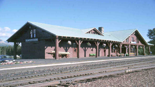 East Glacier Park depot.