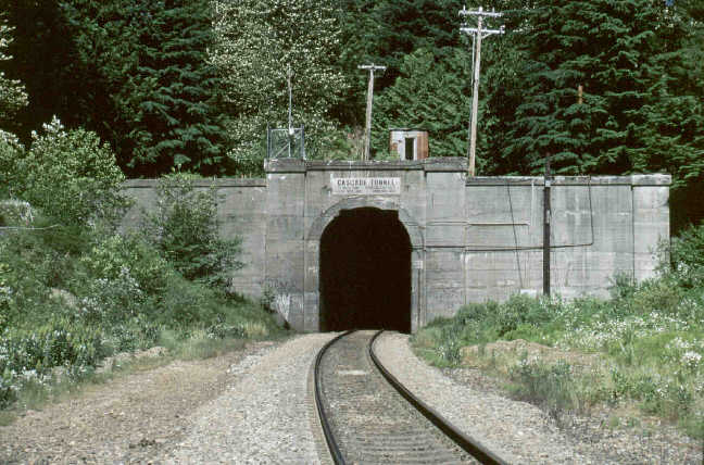 West Portal of GN Cascade Tunnel, Steven's Pass, Washington.