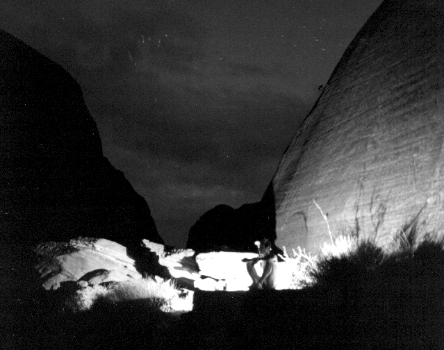 Campfire at Stray Cat Point.