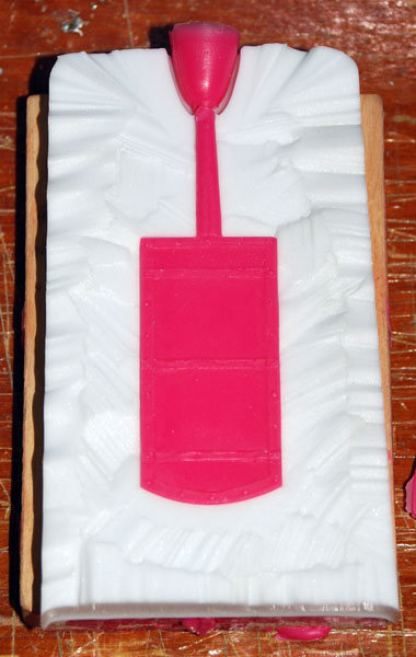 wax part in mold 380 x 600
