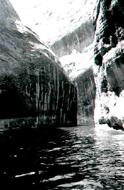 Waterway in Lake Powell.