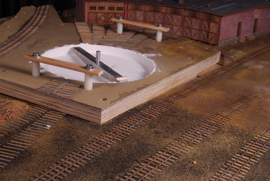 Ridgway Roundhouse diorama by Kevin Shanahan and Phil Gazzano